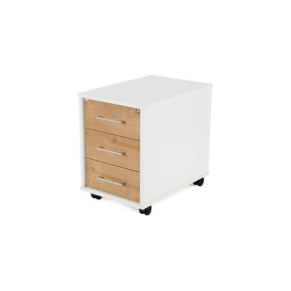 8427951403803 - Mobiler Rollcontainer weißeiche 3 Auszüge 400 x 600 x 580 cm 8427951403803 rocada 8427951403803 - Mobiler Rollcontainer weißeiche 3 Auszüge 400 x 600 x 580 cm 8427951403803 rocada