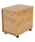Rollcontainer 4004AR08 Mobiler, eiche, 2 Schubladen, Spanplatte