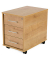 Rollcontainer 4003AR08 Mobiler, eiche, 3 Schubladen, Spanplatte