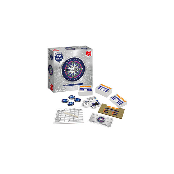 8710126197363 - Wer wird Millionär 20 Jahre Jubiläumsedition Brettspiel 8710126197363 - Wer wird Millionär 20 Jahre Jubiläumsedition Brettspiel