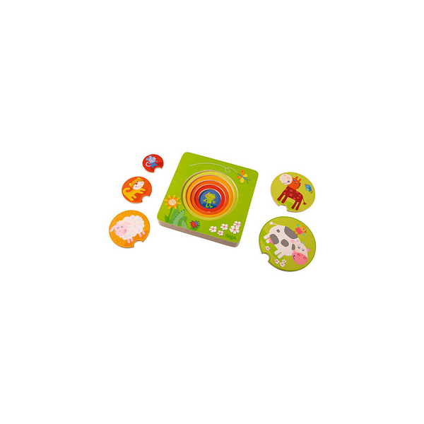 4010168216263 - Bauernhof Puzzle 6 Teile 4010168216263 HABA 4010168216263 - Bauernhof Puzzle 6 Teile 4010168216263 HABA
