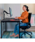 ergotron Monitor-Halterung LX mit hoher Säule 45-537-224 schwarz für 1 Monitor, Tischklemme, Tischbohrung