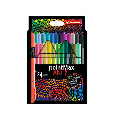 STABILO pointMax ARTY Filzstifte farbsortiert,