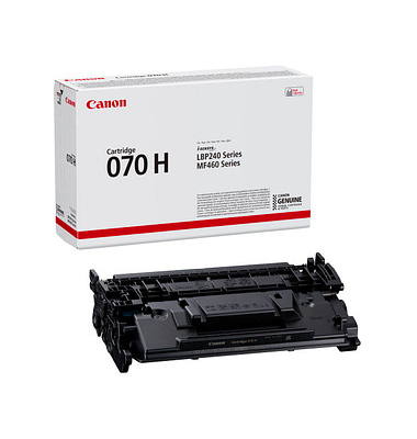 Canon 070H BK  schwarz Toner