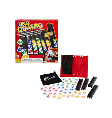 Mattel GAMES UNO Quatro Kartenspiel Mattel GAMES UNO Quatro Kartenspiel