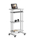 Computertisch, 126cm (H), 68x53cm (BxT), grau / grau