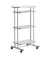 Computertisch, 126cm (H), 68x53cm (BxT), grau / grau