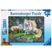 Geheimnisvolle Einhörner XXL Puzzle 200 Teile