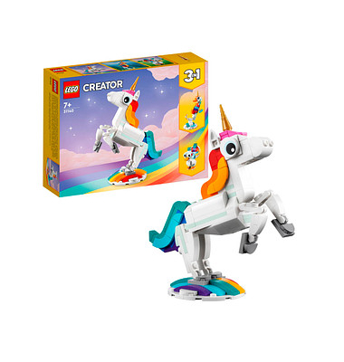 LEGO Creator 3in1 31140 Magisches Einhorn Bausatz