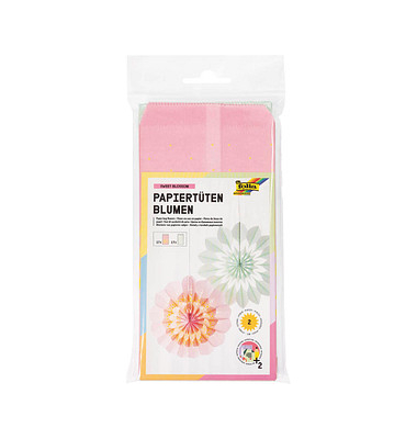 Papiertüten für Dekoblumen Sweet Blossom rosamint Papiertütenblumen
