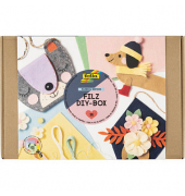 folia Bastelfilz-Set Rainbow 36-tlg. mehrfarbig
