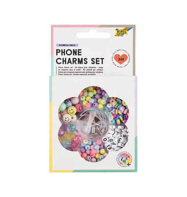Perlen-Set Phone Charms Set mehrfarbig Perlen-Set