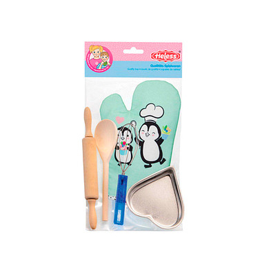 Heless Backset Pinguin Puppenzubehör-Set