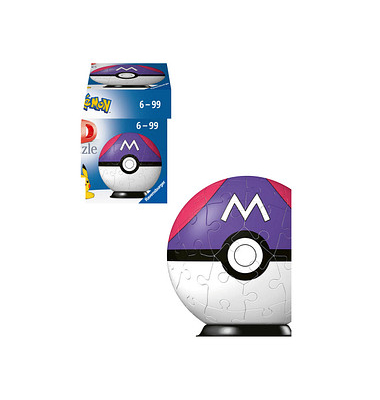 Ravensburger Pokémon Meisterball 3D-Puzzle, 54 Teile