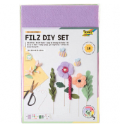 folia Bastelfilz-Set Felt like Spring 18-tlg. mehrfarbig
