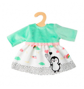 Heless Kleid Pinguin Pünktchen Puppenzubehör