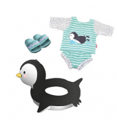 Heless Schwimmset Pinguin Puppenzubehör