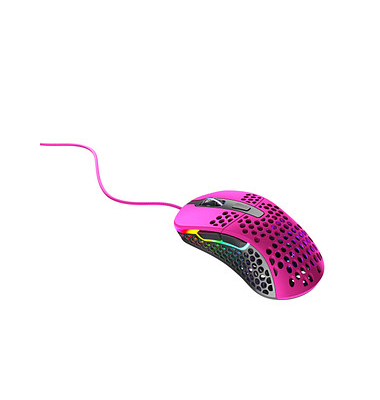 CHERRY XTRFY M4 RGB Gaming Maus kabelgebunden pink