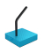 CHERRY XTRFY Mauskabelhalter B4 XG-B4-BLUE blau für Mauskabel