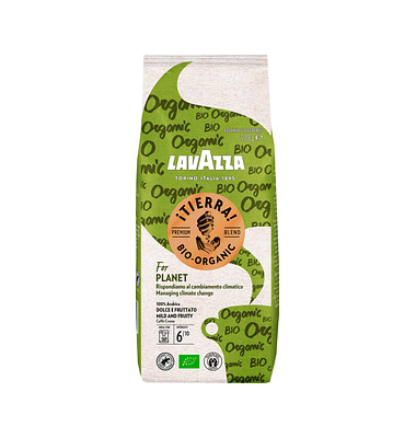LAVAZZA Tierra for Planet Bio-Kaffeebohnen Arabicabohnen mild 500,0 g