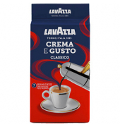 LAVAZZA Crema e Gusto Kaffee, gemahlen Arabica- und Robustabohnen kräftig 250,0 g