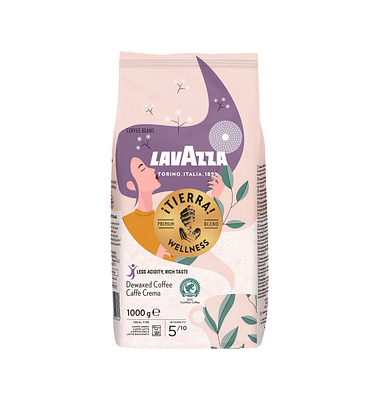 LAVAZZA Tierra Wellness Kaffeebohnen Arabica- und Robustabohnen mild 1,0 kg