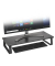 Monitorständer extrabreit, Platte: 60 x 26 cm, schwarz