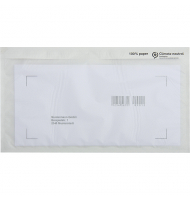 Lieferscheintaschen 327058500 Din Lang ohne Aufdruck mit selbstklebend 