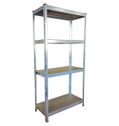 pro-bau-tec Schwerlastregal 10068 150x75x30cm 4Böden 100kg