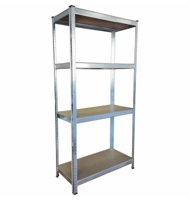 pro-bau-tec Schwerlastregal 10068 150x75x30cm 4Böden 100kg