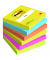Haftnotizen 654-TFEN, Notes Energetic Collection, 76x76mm, neongelb/paradiseblau/vitalorange/powerpink/neongrün, quadratisch