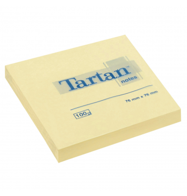 Haftnotizen 007676, 76x76mm, gelb, quadratisch
