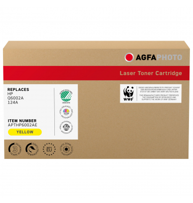 AgfaPhoto Toner APTHP6002AE wie HP Q6002A 124A gelb