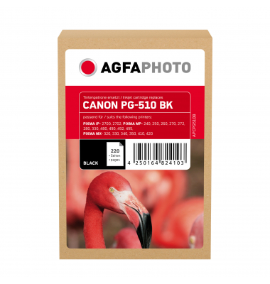 AgfaPhoto Tintenpatrone APCPG510B wie Canon PG510 sw