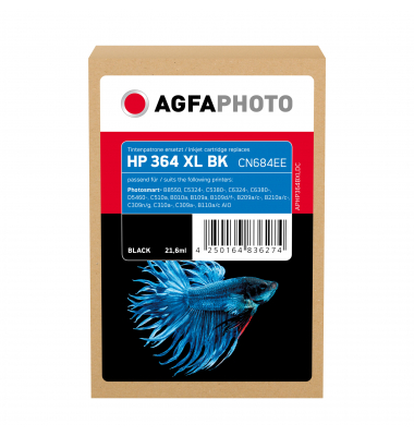 AgfaPhoto Tintenpatrone APHP364B XLDC wie HP CN684EE sw