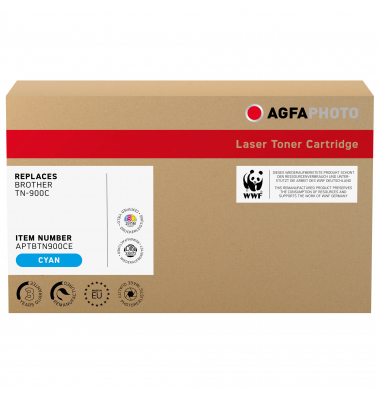 AgfaPhoto Toner APTBTN900CE wie Brother TN-900C cyan AgfaPhoto Toner APTBTN900CE wie Brother TN-900C cyan