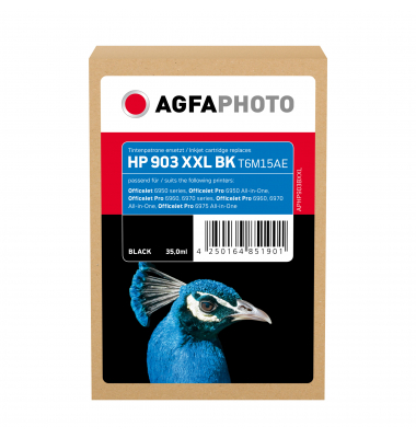 AgfaPhoto Tintenpatrone APHP903BXXL wie HP T6M15AE sw