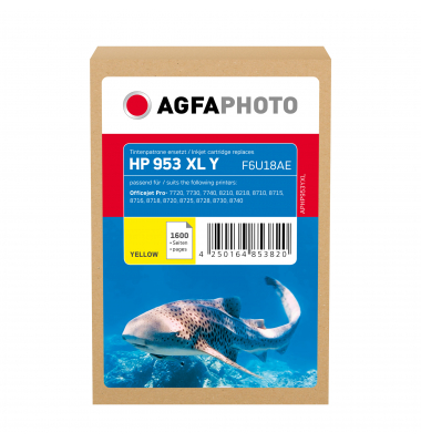 AgfaPhoto Tintenpatrone APHP953YXL wie HP F6U18AE 953XL y AgfaPhoto Tintenpatrone APHP953YXL wie HP F6U18AE 953XL y