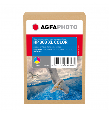 AgfaPhoto Tintenpatrone APHP303XLC wie HP T6N03AE 303XL cmy