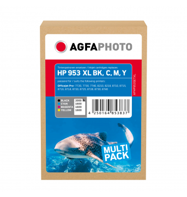 AgfaPhoto Tintenpatrone APHP953 SETXL wie HP 3HZ52AE swcmy