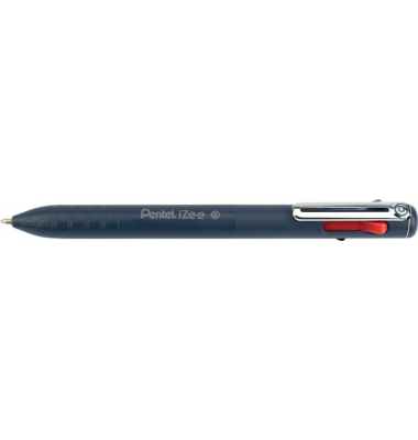 Mehrfarb-Kugelschreiber 0,5mm dunkelblau Schreibfarben schwarz, rot, blau, grün