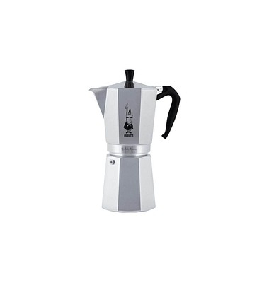 Espressokocher Moka Express 18 0001167/X2, silber, 18 Tassen