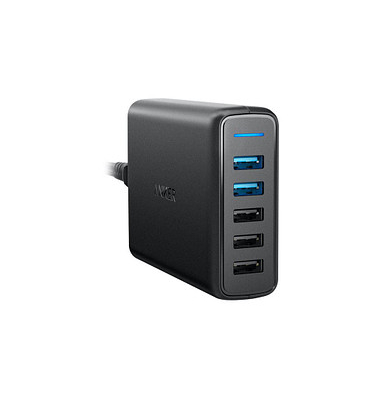 PowerPort 5 Ladeadapter schwarz, 63 Watt PowerPort 5 Ladeadapter schwarz, 63 Watt