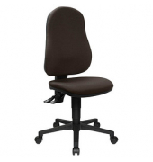 Topstar Bürostuhl Point 60, 8160G08 Stoff braun, Gestell schwarz