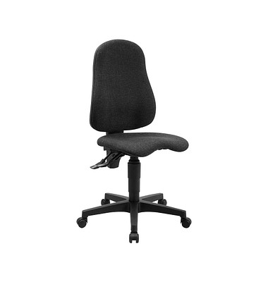 Topstar Bürostuhl Ortho Point, PO90G22 Stoff anthrazit, Gestell schwarz