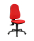 Topstar Bürostuhl Point 60, 8160G21 Stoff rot, Gestell schwarz