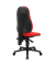 Topstar Bürostuhl Point 60, 8160G21 Stoff rot, Gestell schwarz