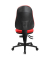 Topstar Bürostuhl Point 60, 8160G21 Stoff rot, Gestell schwarz