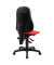 Topstar Bürostuhl Ortho Point, PO90G21 Stoff rot, Gestell schwarz