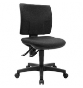 Topstar Bürostuhl Pro 30, PU300G22 Stoff anthrazit, Gestell schwarz